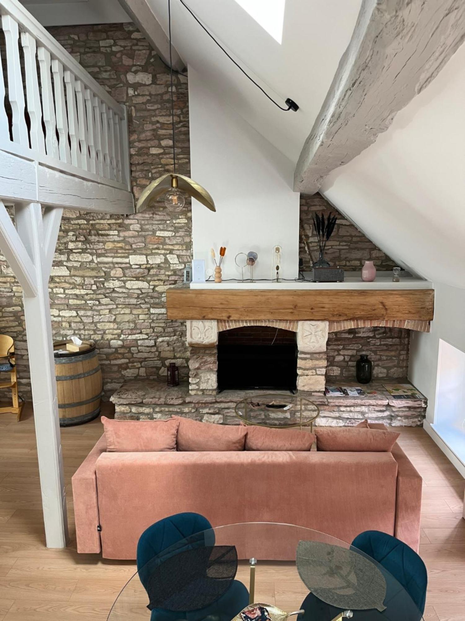 Les Clos De Givry - Clos Theodore - Appartement 88M2 Climatise Avec Sauna Et Petite Terrasse Luaran gambar