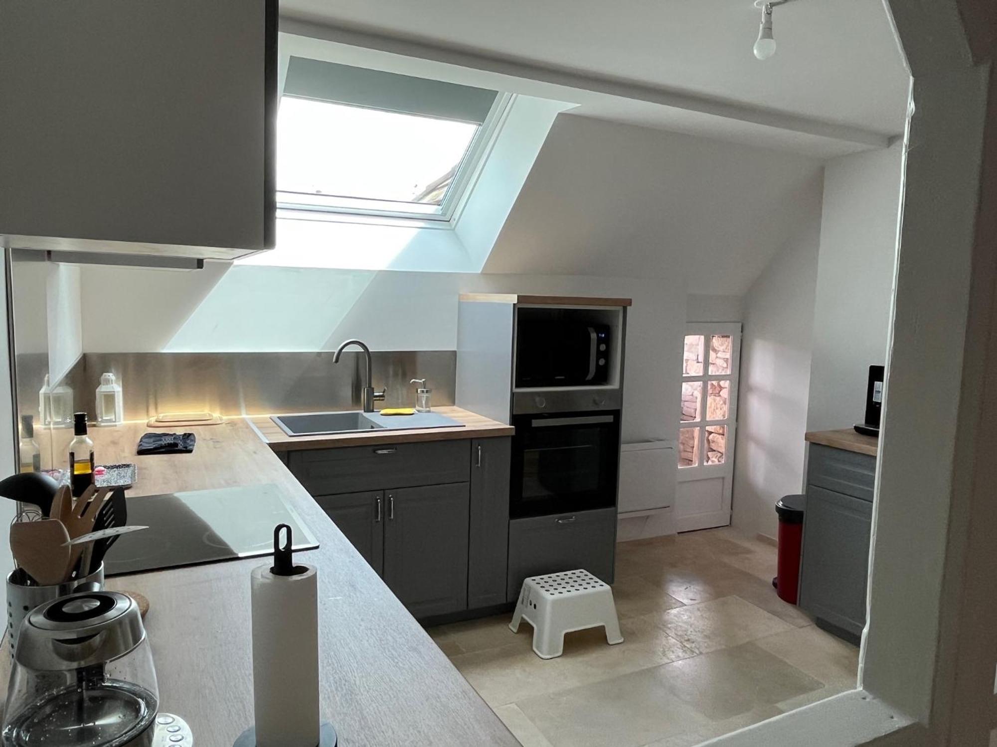 Les Clos De Givry - Clos Theodore - Appartement 88M2 Climatise Avec Sauna Et Petite Terrasse Luaran gambar